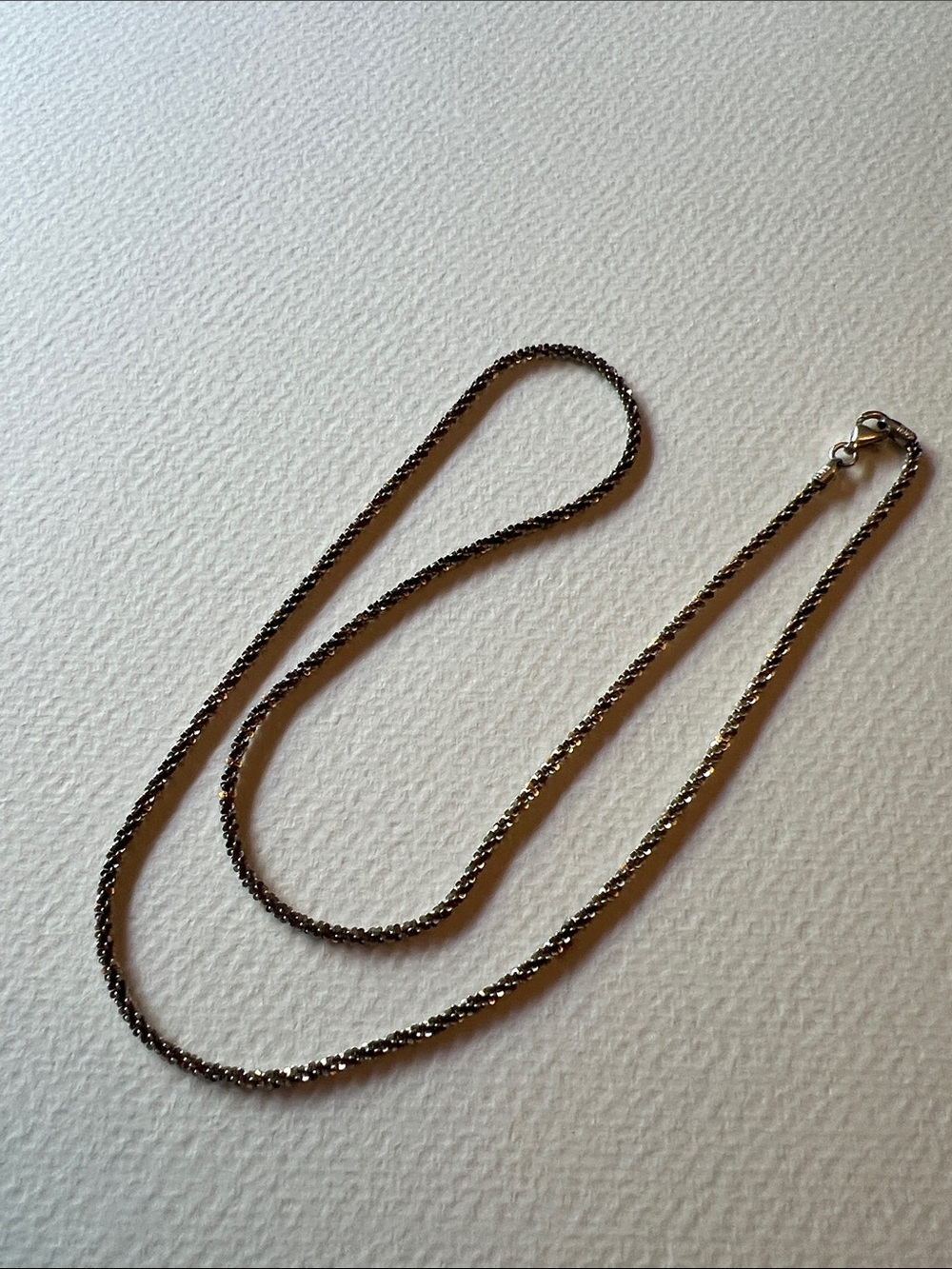 Sterling Silver Rope Chain Necklace